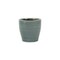 Contemporary Home Living 4.25" Small Blue Rippled Outdoor Planter Pot